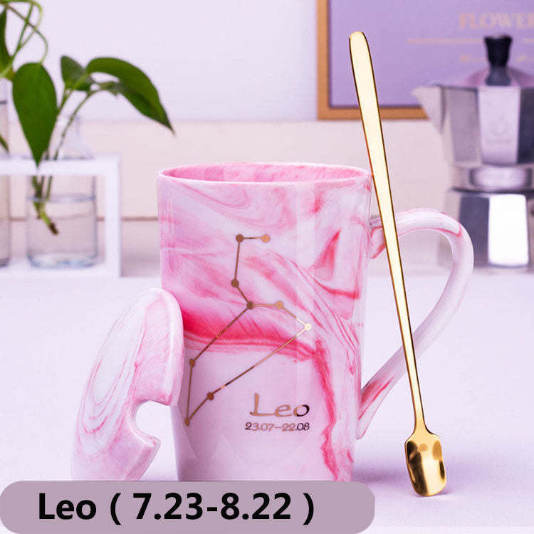 Nordic Creative Ceramic Mug Twelve Constellation Mug